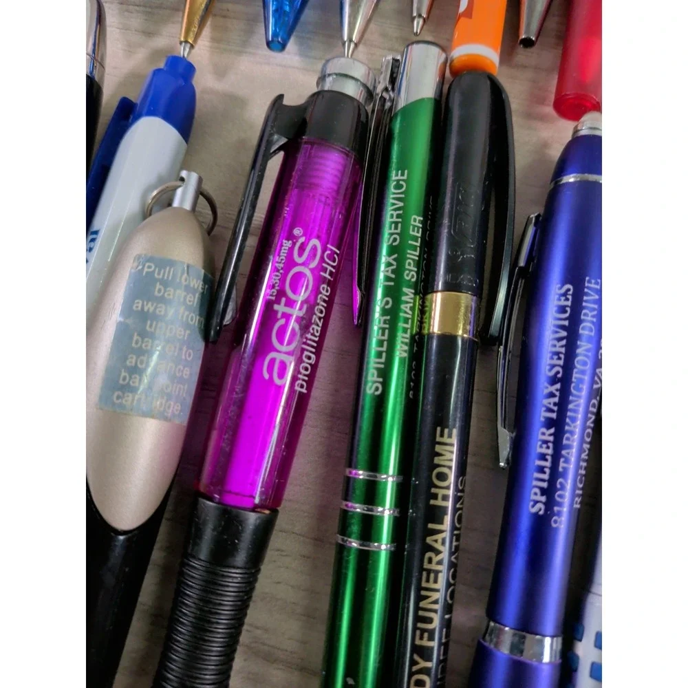 VTG Mechanical Advertising Pencils and Pen MIX LOT Of 30